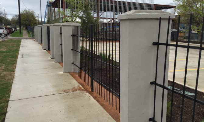 commercial cast iron fence