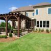 backyard wood pergola