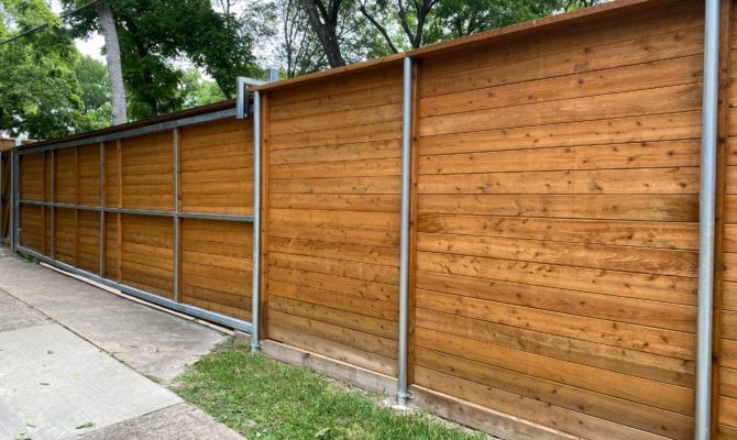 wood fence and sliding gate san antonio