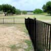 Residential wrought fence