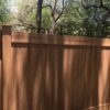 dark wood fence