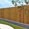 residential wood privacy fence