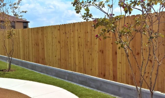 wood fence