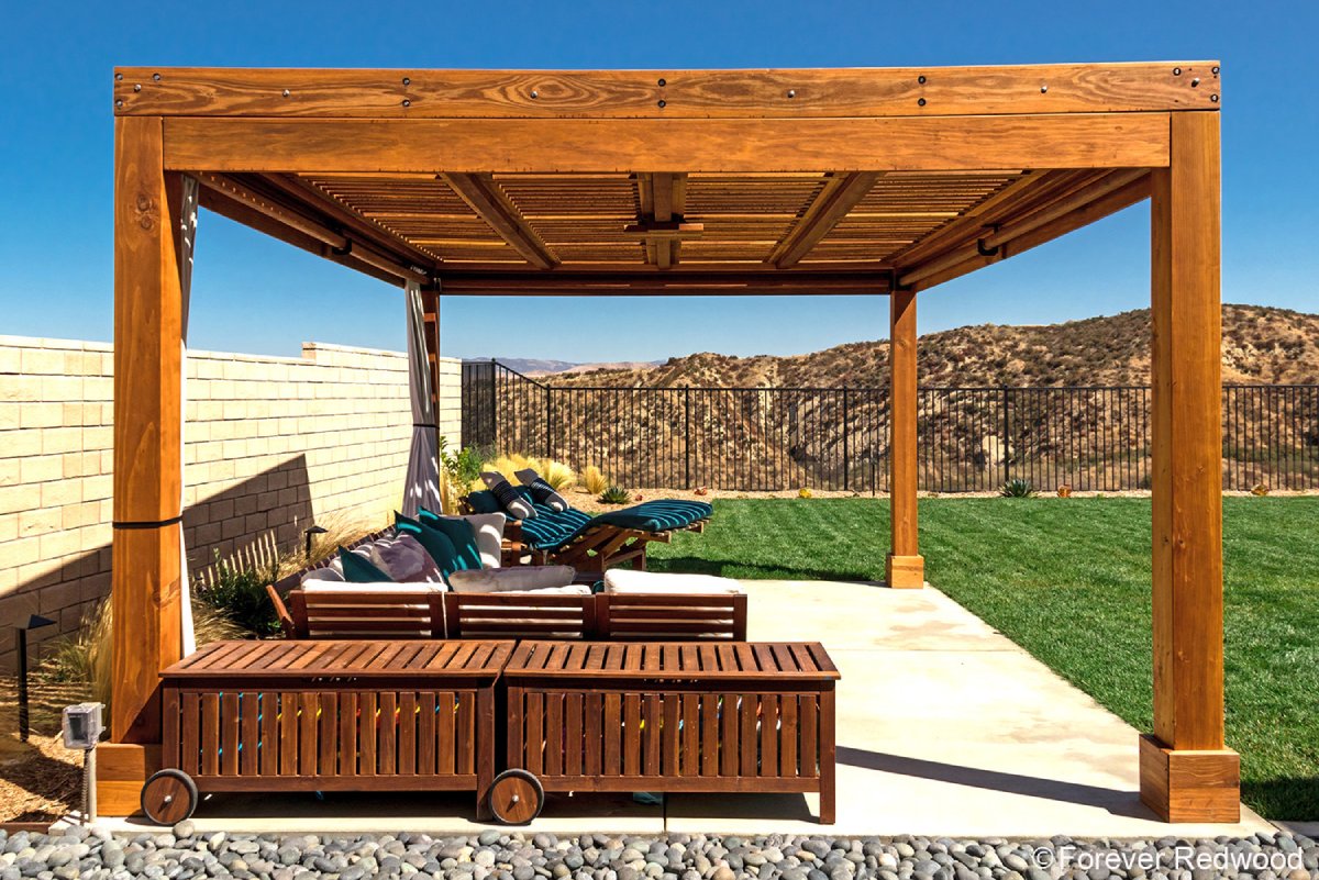 pergolas in Lackland Air Force Base