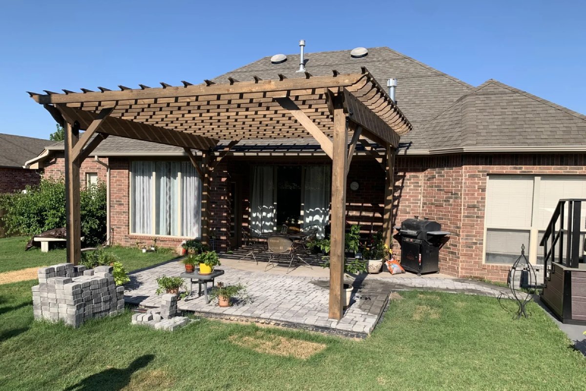 pergolas in Timberwood Park