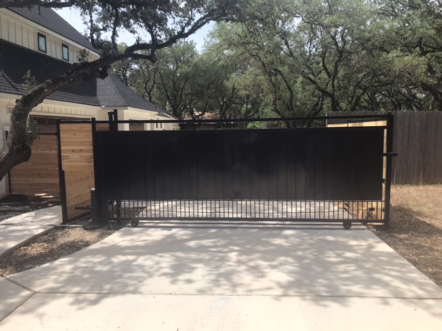 Premium Custom Metal Vehicle Gate in San Antonio